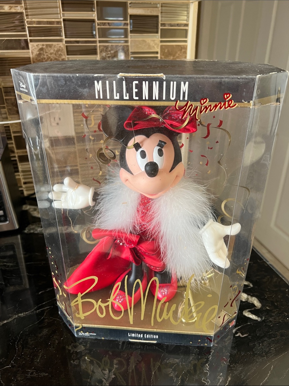 Disney Millennium Minnie 1999 Bob Mackie Vintage Limited Edition Doll Collectibe